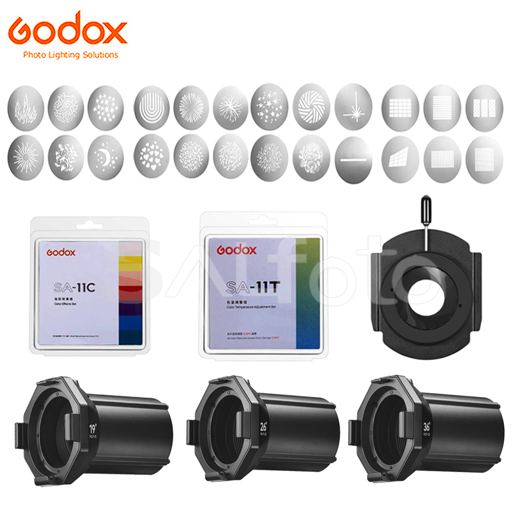 Beauty Dish 55Cm - Godox Accessories Gobo Set SA-09 SA-11C