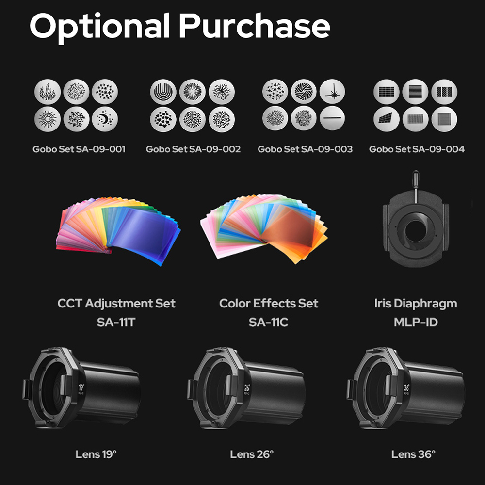 Godox Accessories Gobo Set SA- - Beauty Dish 55Cm ulasan dan harga