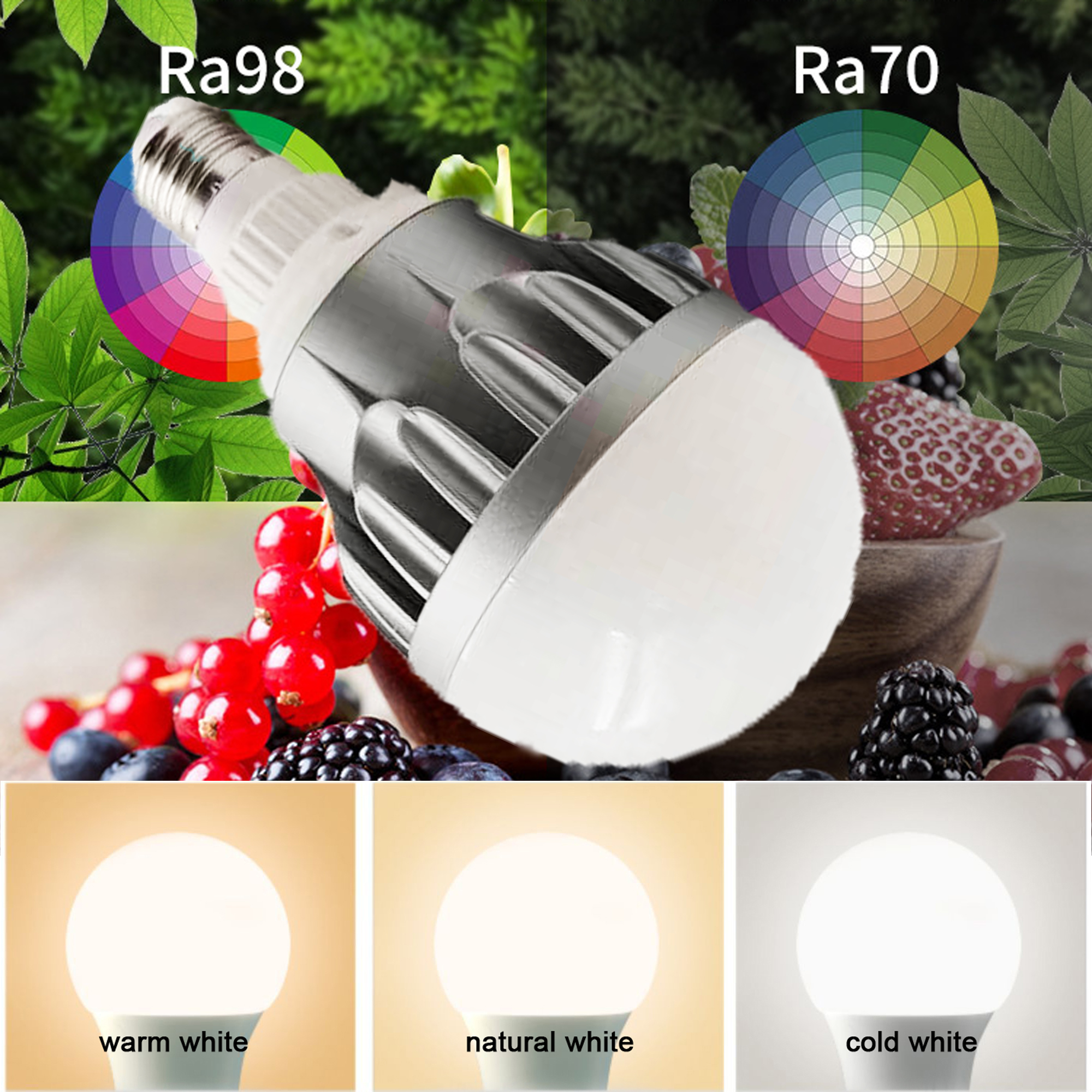 High CRI Ra 95+ Dimmable E27 L - Photography Lighting Diy ulasan dan harga