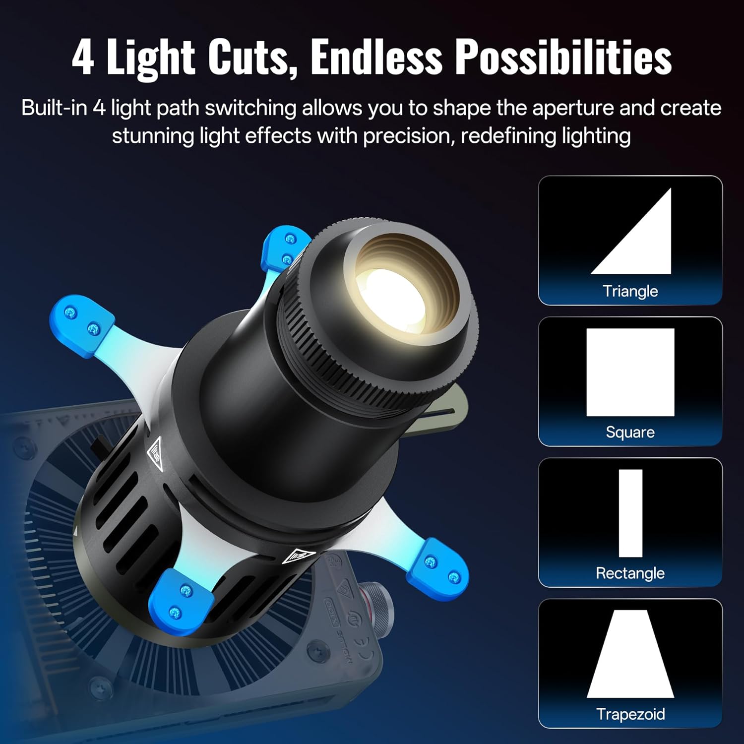 ZHIYUN Mini Spotlight with ZY  - Beauty Dish 55Cm ulasan dan harga