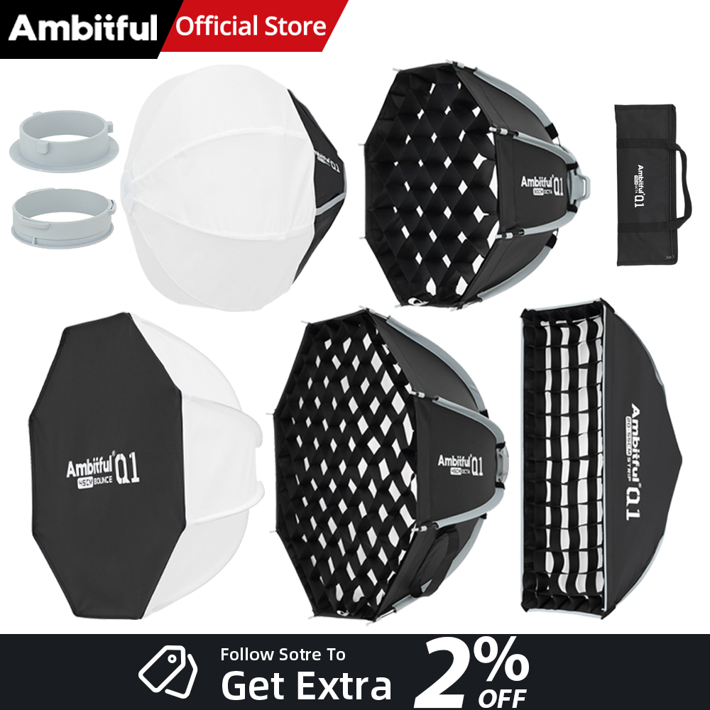 AMBITFUL Q1 Mini Bowens / GODO - Beauty Dish 55Cm ulasan dan harga