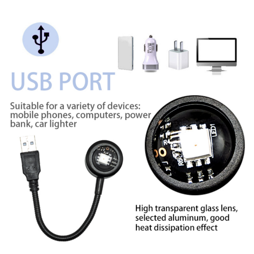 LDHLM Sunset Lamp LED USB Rain - Photography Lighting Diy ulasan dan harga