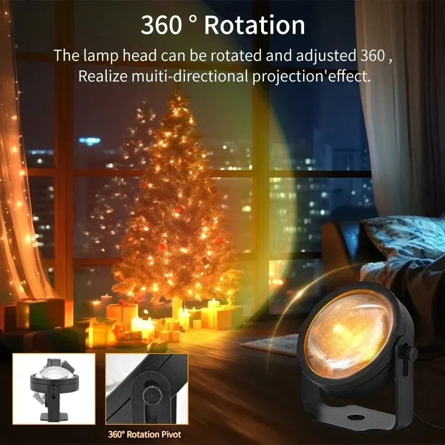 Tuya Smart Sunset Projector La - Photography Lighting Diy ulasan dan harga