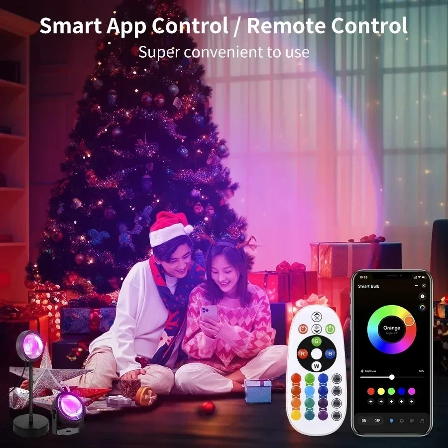 Tuya Smart Sunset Projector La - Photography Lighting Diy ulasan dan harga