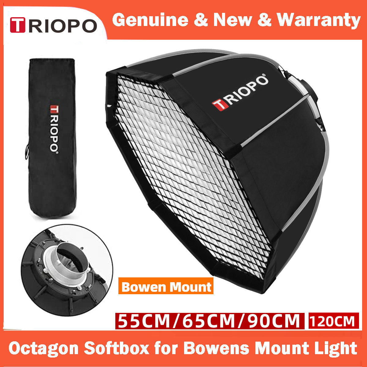 TRIOPO 55cm 65cm 90cm 120cm Fo - Beauty Dish 55Cm ulasan dan harga